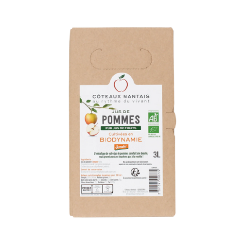 Jus De Pomme Demeter Bib 3 Litres Jus De Fruits