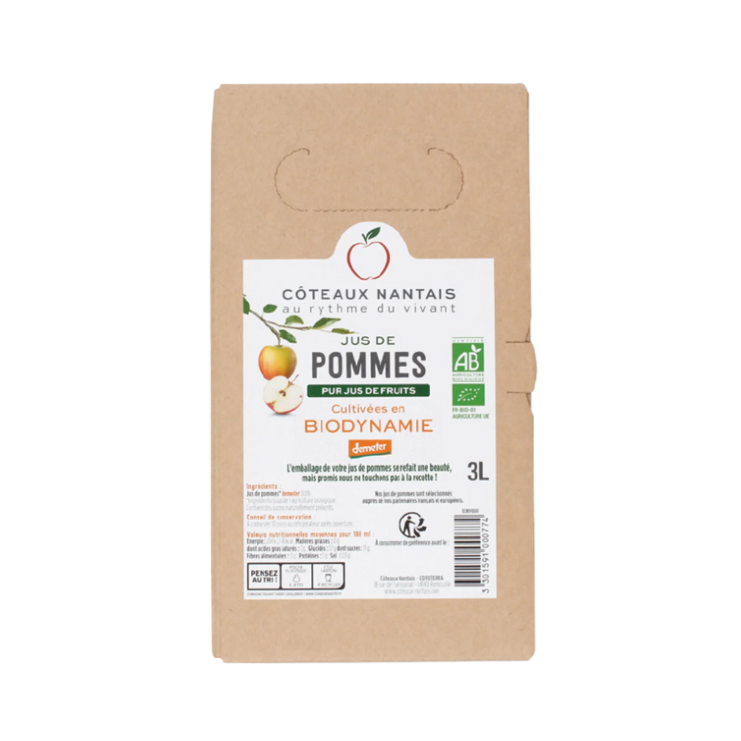 Jus De Pomme Demeter Bib 3 Litres Jus De Fruits