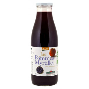 Jus De Pommes Myrtilles Demeter 75Cl Jus De Fruits