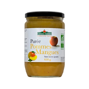 Purée Pommes Mangues Demeter 630G Compote