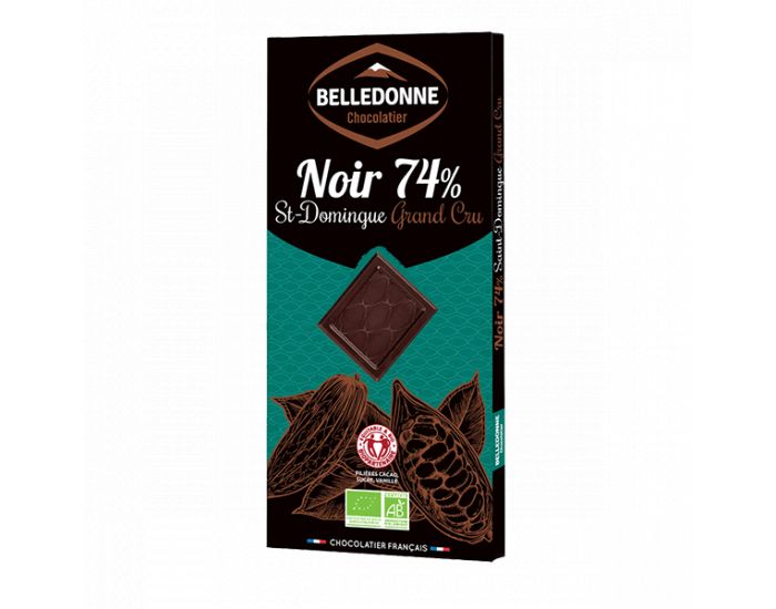 CHOCOLAT NOIR 74% ST DOMINGUE