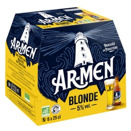 BIERE BLONDE 5% 6x25CL