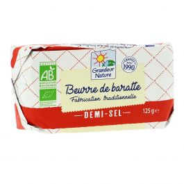 BEURRE DE BARATTE DEMI-SEL 125G