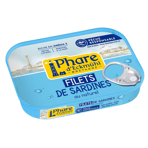 FILETS DE SARDINES - AU NATUREL