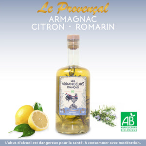 les arrangeurs français - ARMAGNAC CITRON ROMARIN - 70 cl