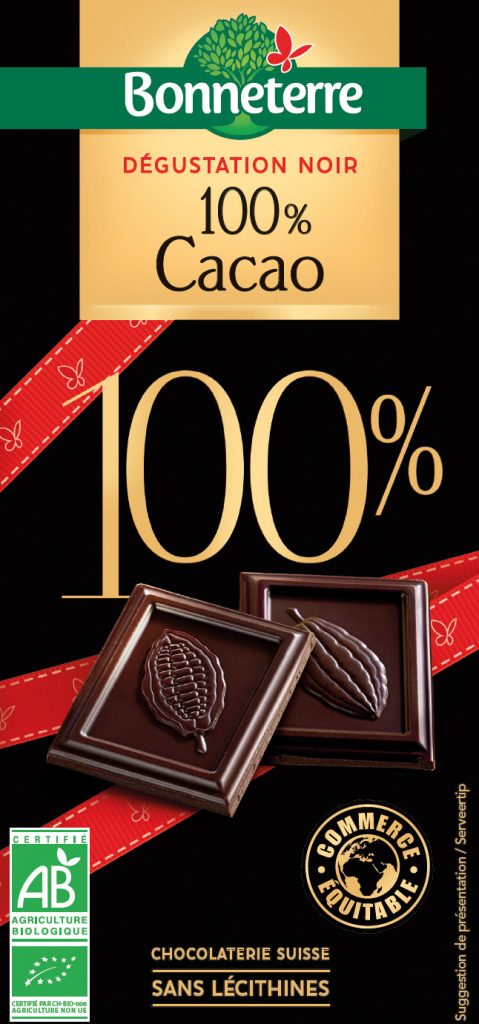 CHOCOLAT NOIR 100% CACAO