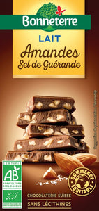 CHOCOLAT LAIT AMANDE SEL DE GUERANDE