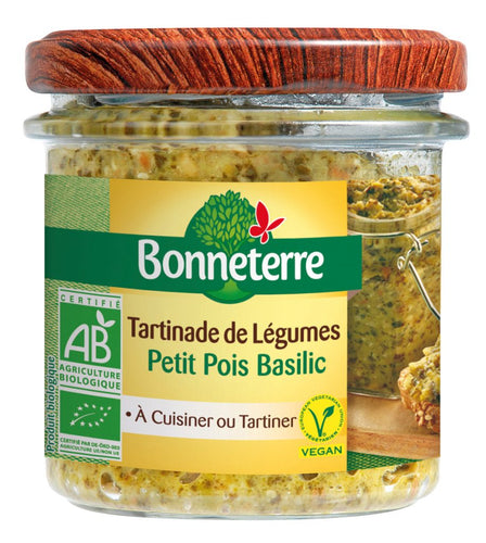 TARTINADE PETIT POIS BASILIC