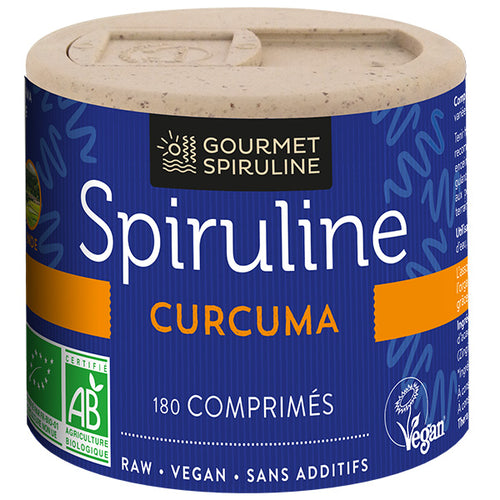 SPIRULINE CURCUMA COMPRIMES