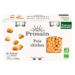 POIS CHICHES 2X120G 100% FRANCE