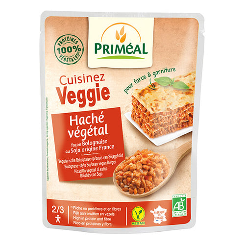 HACHE VEGETAL FACON BOLOGNAISE AU SOJA