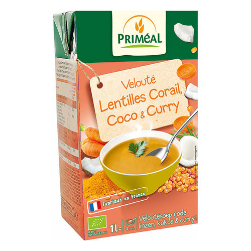 VELOUTE LENTILLES CORAIL COCO CURRY