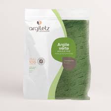 ARGILE VERTE MOULUE FINE 1KG