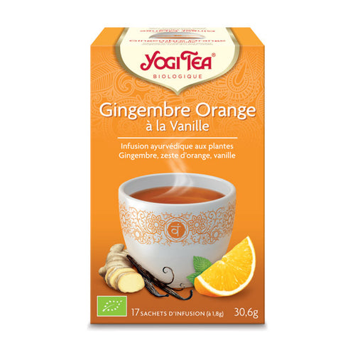 INFUSION AYURVEDIQUE GINGEMBRE ORANGE VANILLE